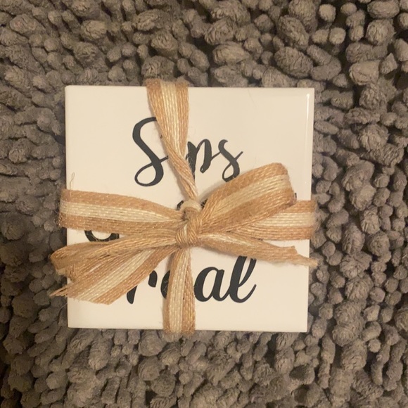 Home Made Coaster Set - Picture 3 of 3